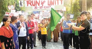 Students run for national unity