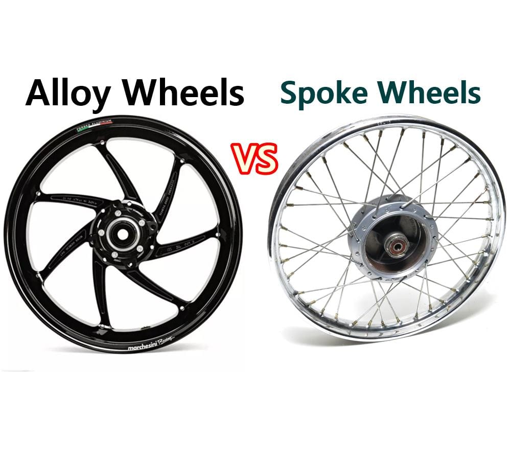Alloy Wheels Vs Spoke Wheels in Bikes: Which one is Good for Motorcycle