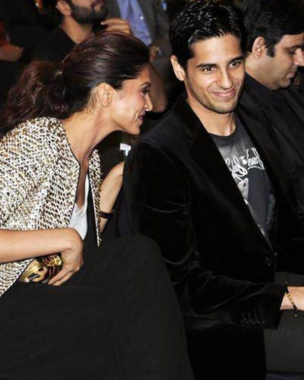 Sidharth Malhotra whispers this special secret in Deepika Padukones ears