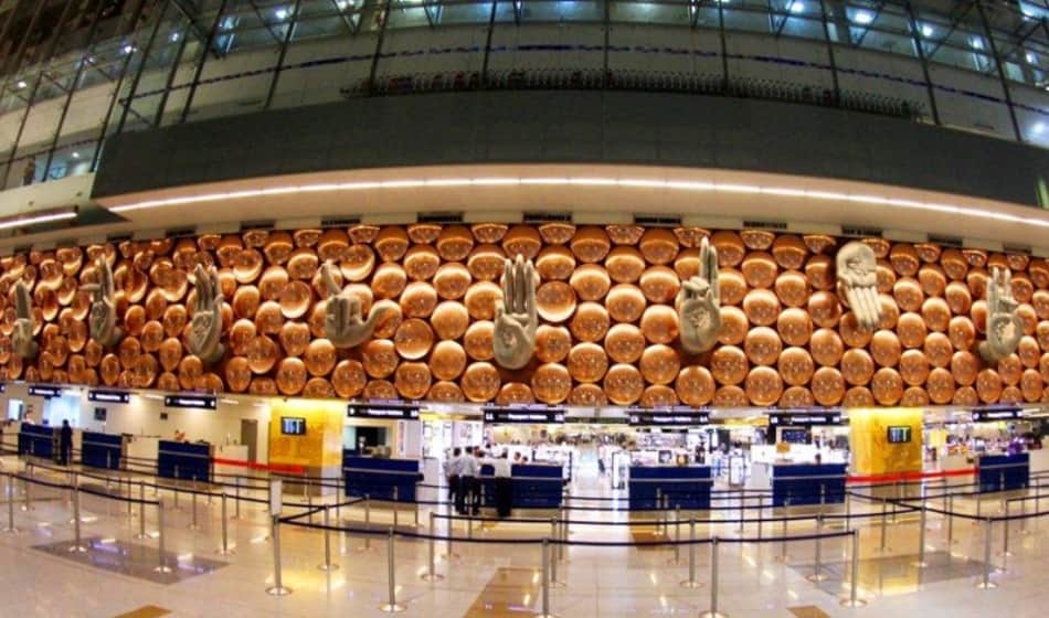 travelers got angry and did rampage at igi terminal three