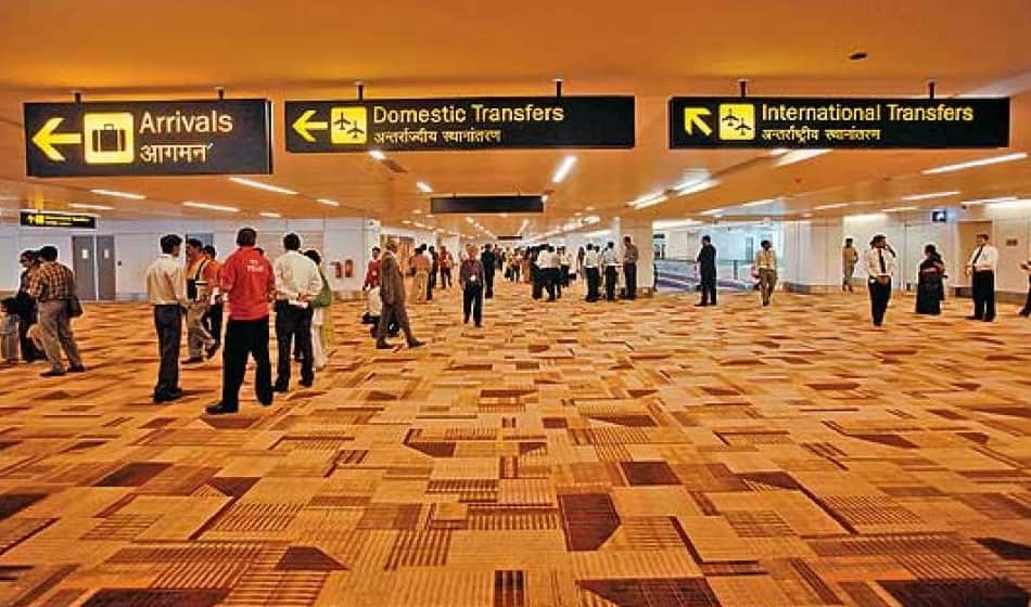travelers got angry and did rampage at igi terminal three