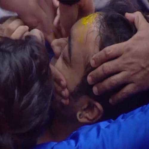  haldi ceremony of luv tyagi and dhinchak pooja in bigg boss house