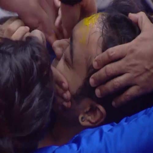  haldi ceremony of luv tyagi and dhinchak pooja in bigg boss house