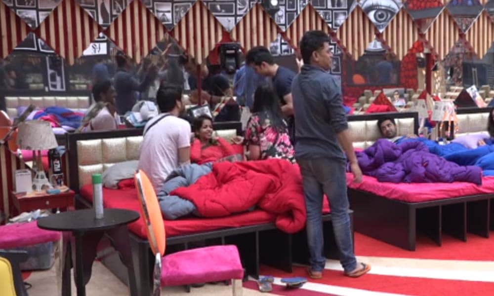  haldi ceremony of luv tyagi and dhinchak pooja in bigg boss house
