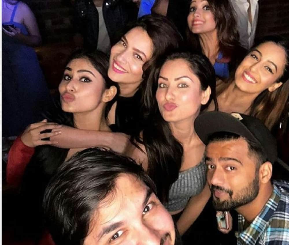 Mouni Roy Ankita Lokhande Drashti Dhami attended birthday bash of Naagin actor Arjun Bijlani 