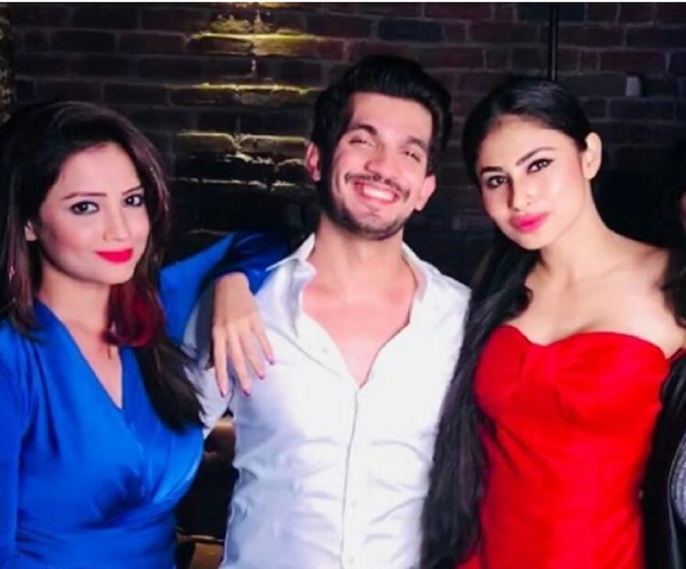 Mouni Roy Ankita Lokhande Drashti Dhami attended birthday bash of Naagin actor Arjun Bijlani 