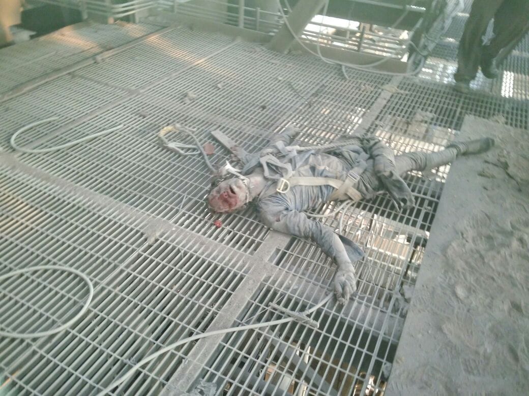 pics of NTPC explosion in unchahar in raebareli.