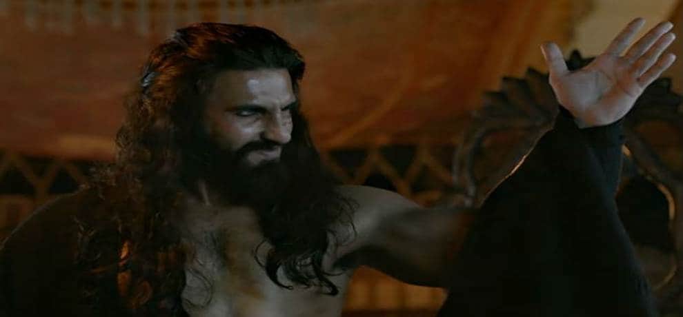 Ranveer Singh see himself first time in 3D in Padmavatis trailer