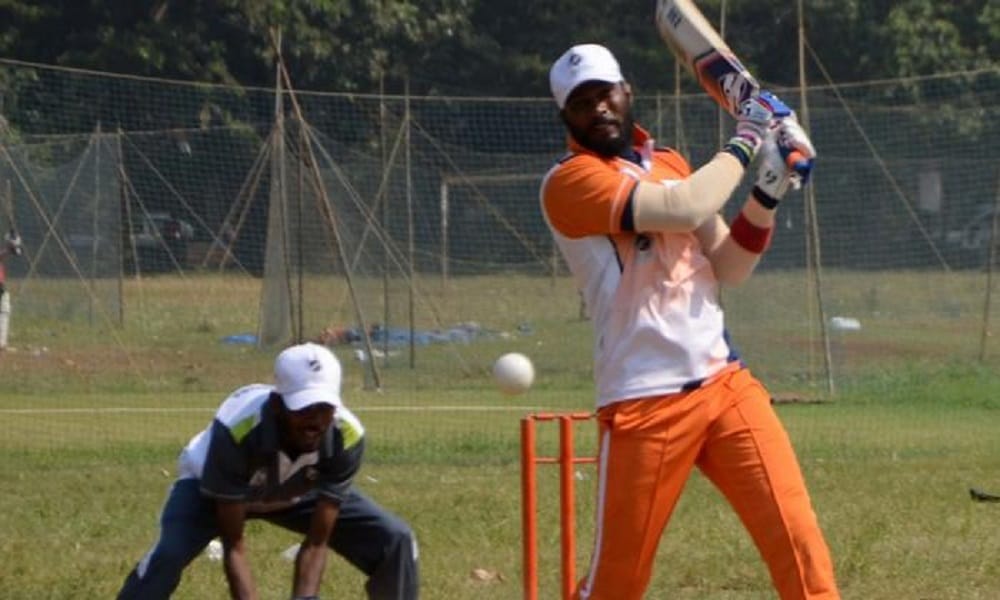 Blind Cricketer Venkatesh Rao top scored 279 of 82 balls lacing 40 fours and 18 sixes