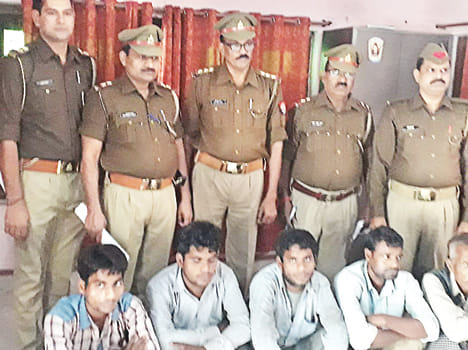 5 accused arrested in cop attack case