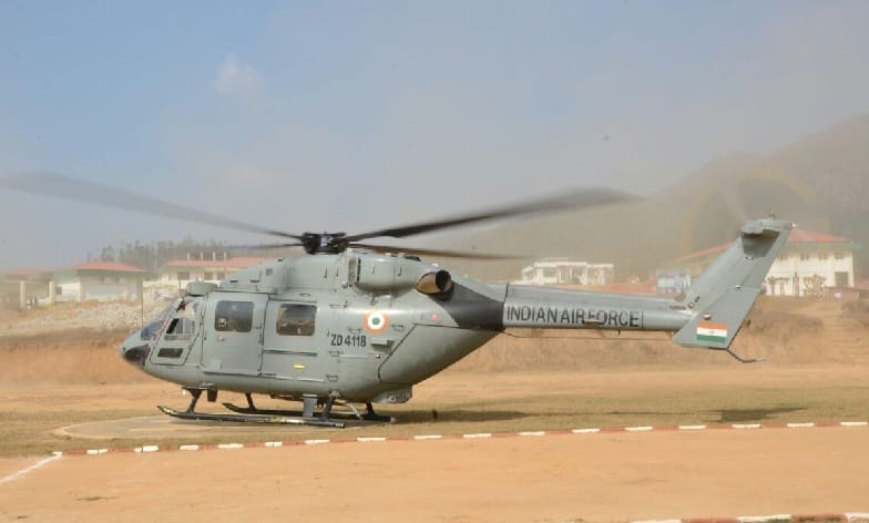 Air exercises doing the army in Champawat