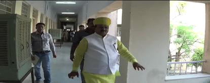 bjp mla left an important meeting conducted by health minister 
