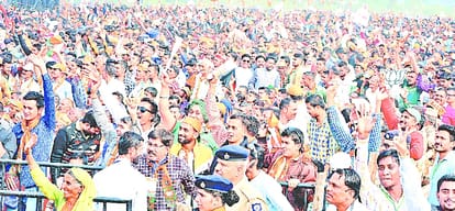 pm narendra modi rally in dhaula kuan in himachal