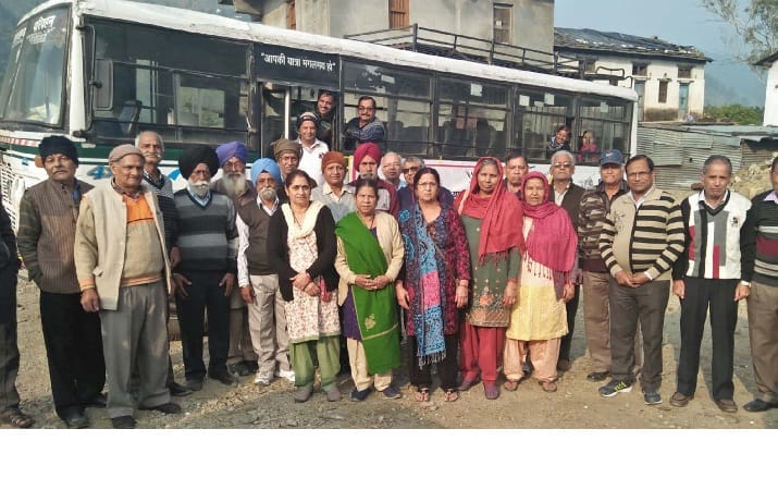 Ritha Sahib's Dharm Yatra is energized by the elderly of Haridwar