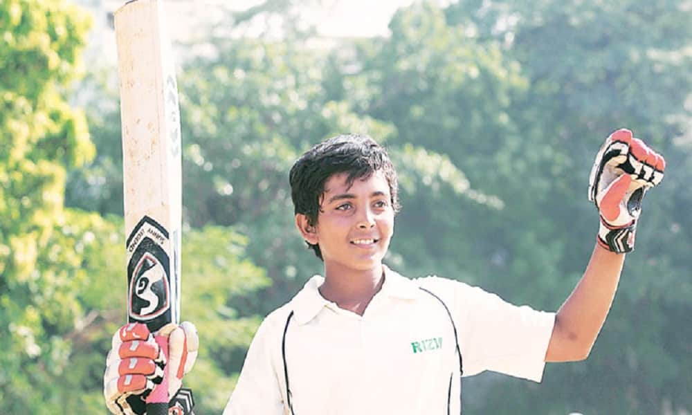 prithvi shaw biodata breaks many records during his debut innings