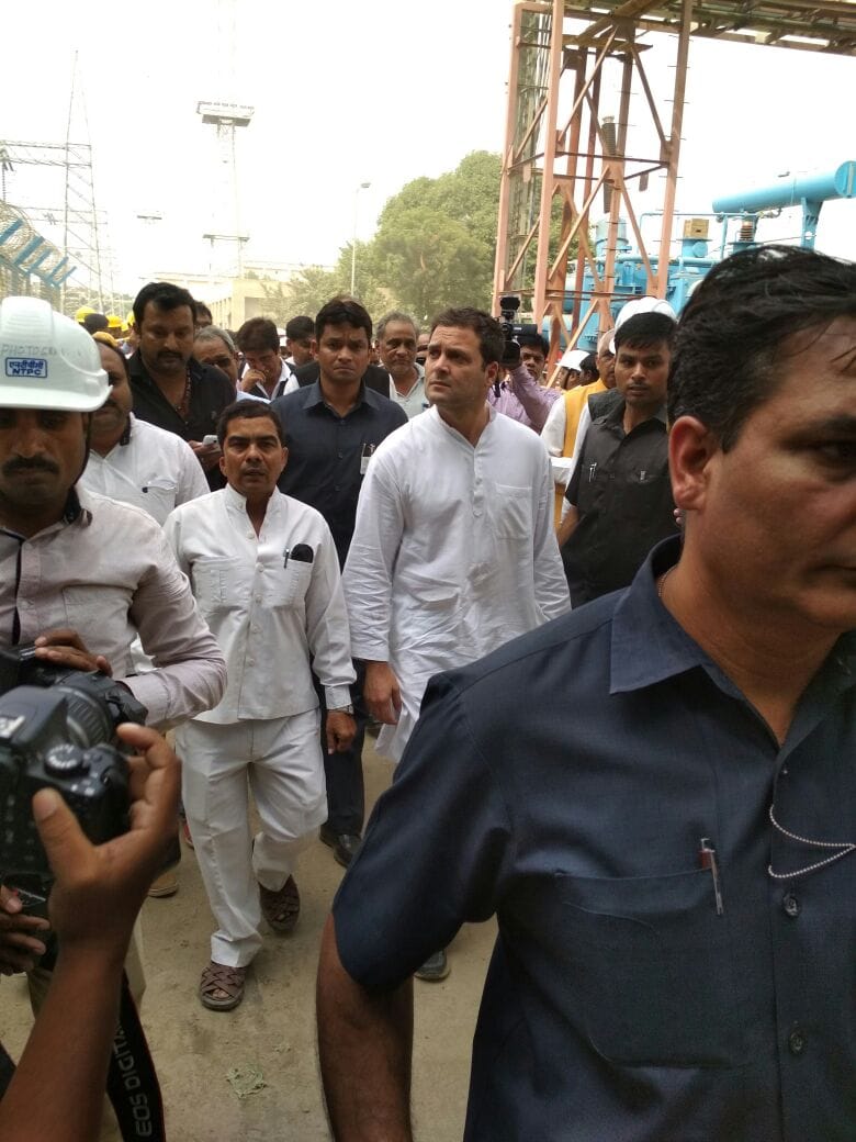 leaders visit to ntpc explosion victims in raebareli.