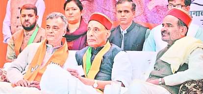 himachal assembly election union minister rajnath singh statement over pakistan