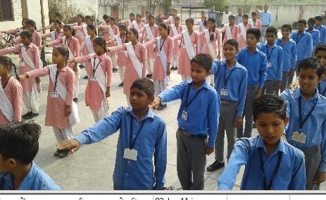 विद्यार्थियों ने ली राष्ट्रीय एकता की शपथ