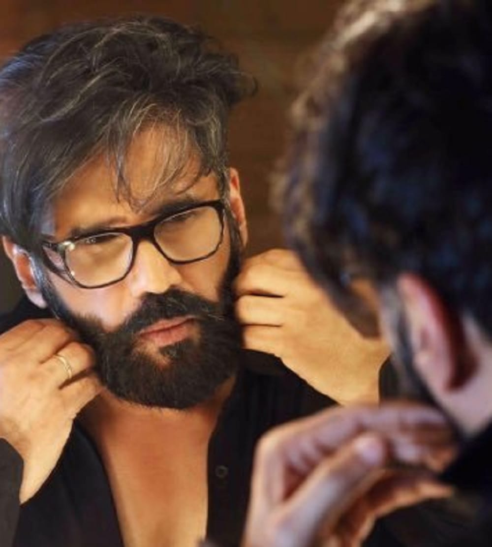 Suniel Shetty shares his first photoshoot