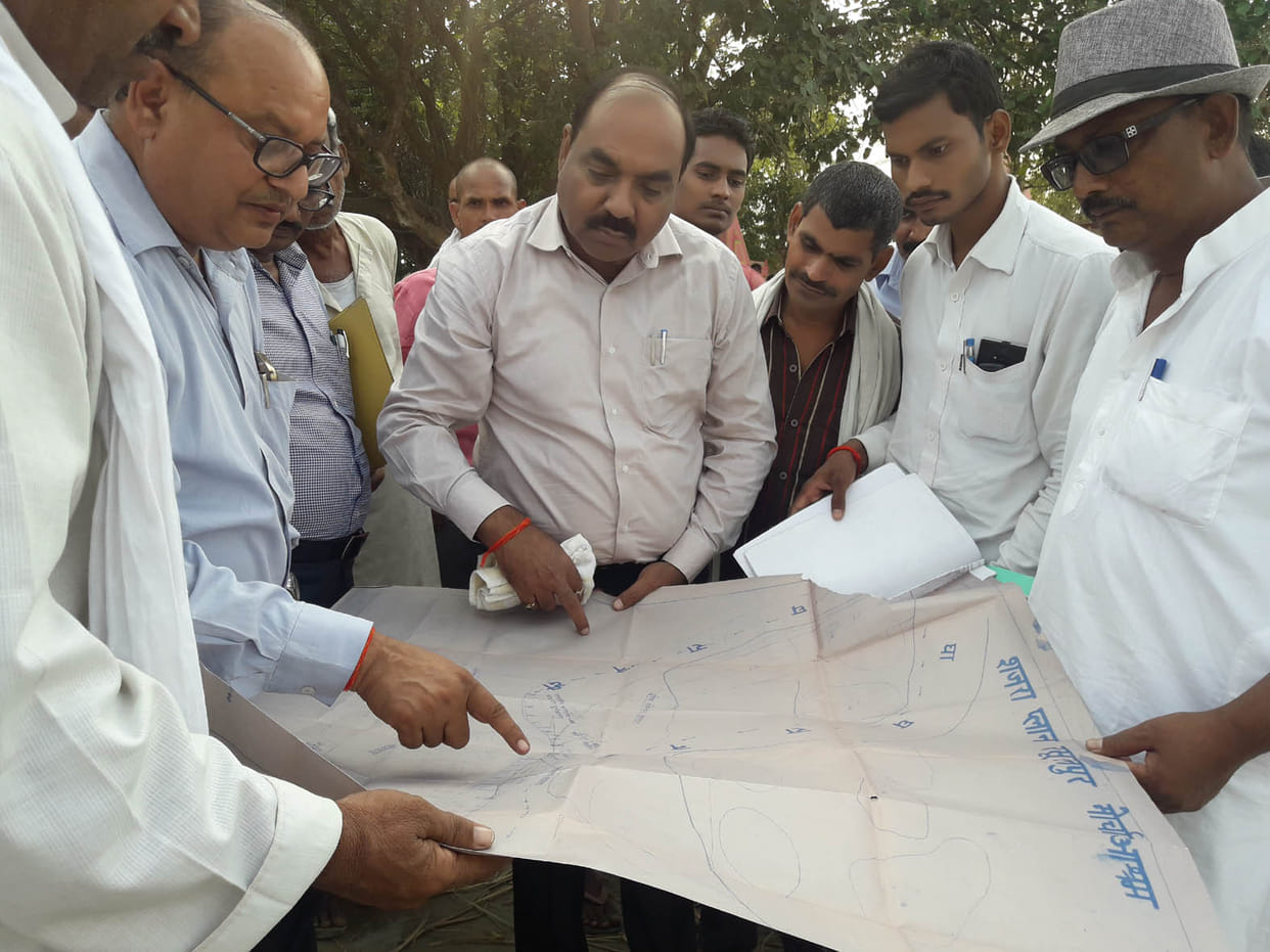 Land adjacent to Ramjanki temple merged in river