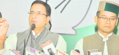 himachal assembly election randeep surjewala rally at dharamshala