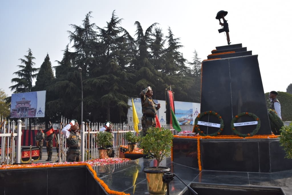 Tributes paid to Major Somnath Sharma who was the first recipient of Param Vir Chakra