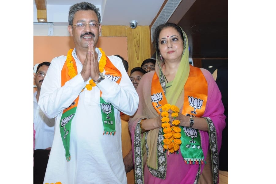 jitin prasad's brother join BJP in Lucknow.
