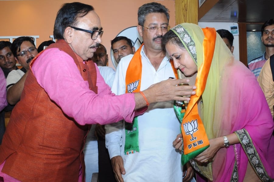 jitin prasad's brother join BJP in Lucknow.