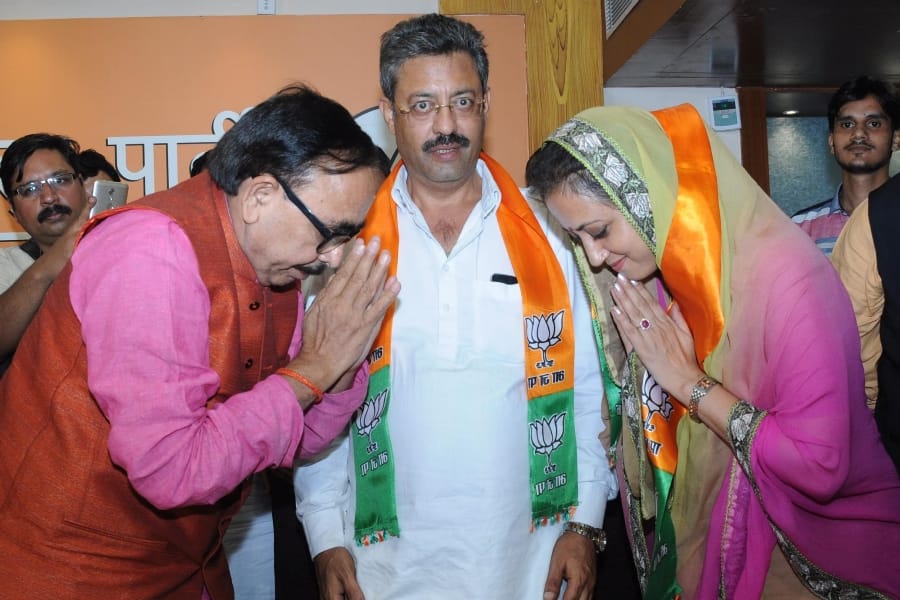 jitin prasad's brother join BJP in Lucknow.
