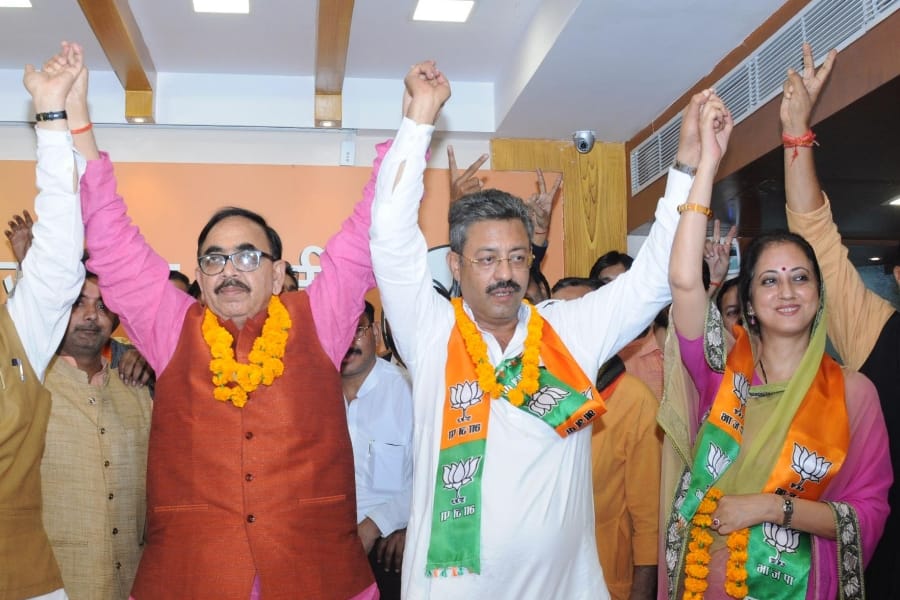 jitin prasad's brother join BJP in Lucknow.
