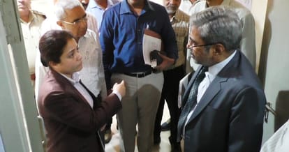 Dera chairperson Vipasana Insan appears before Court Commissioner