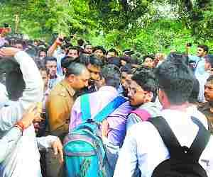 Engineering student protest