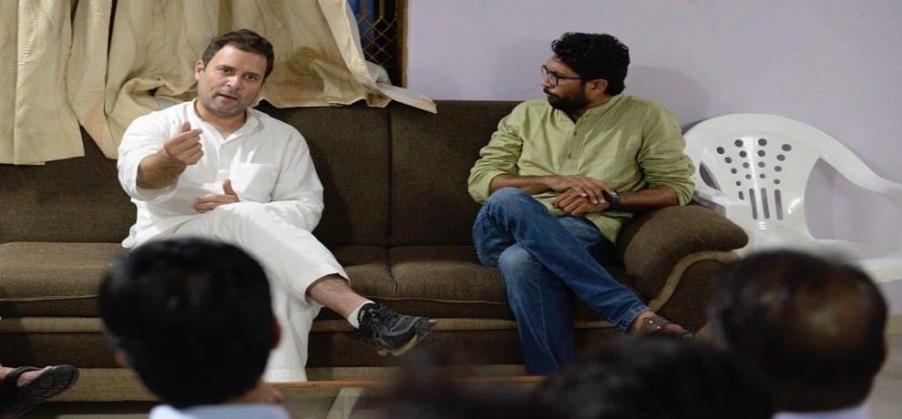 Jignesh Mevani Met Rahul Gandhi ahead of Gujarat Assembly polls