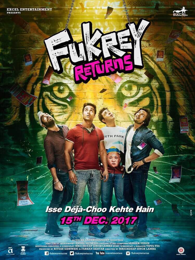 The crazy friends return, Fukrey Returns new poster released