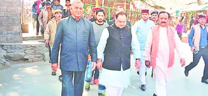 himachal assembly election union minister jp nadda criticized cm virbhadra singh