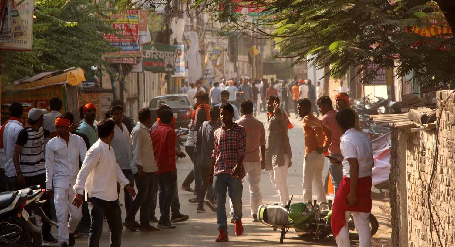 Chaos in kashi vidyapeeth student election