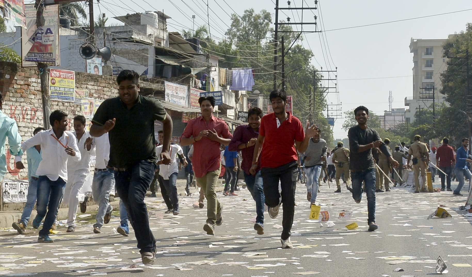 Chaos in kashi vidyapeeth student election
