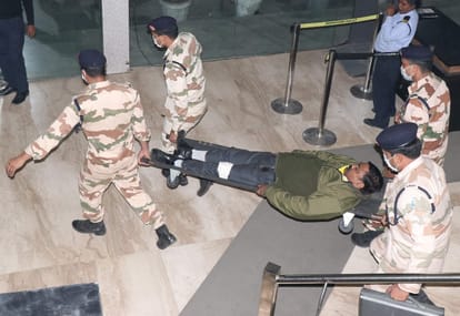 thirty people rescue during fire mock drill in cinema hall