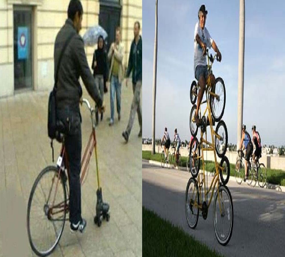 These are the seven most weird bicycles in the world