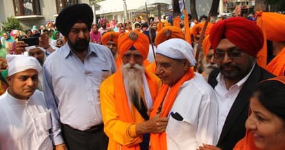 Nagar Kirtan taken out with religious fervour in Chandigarh