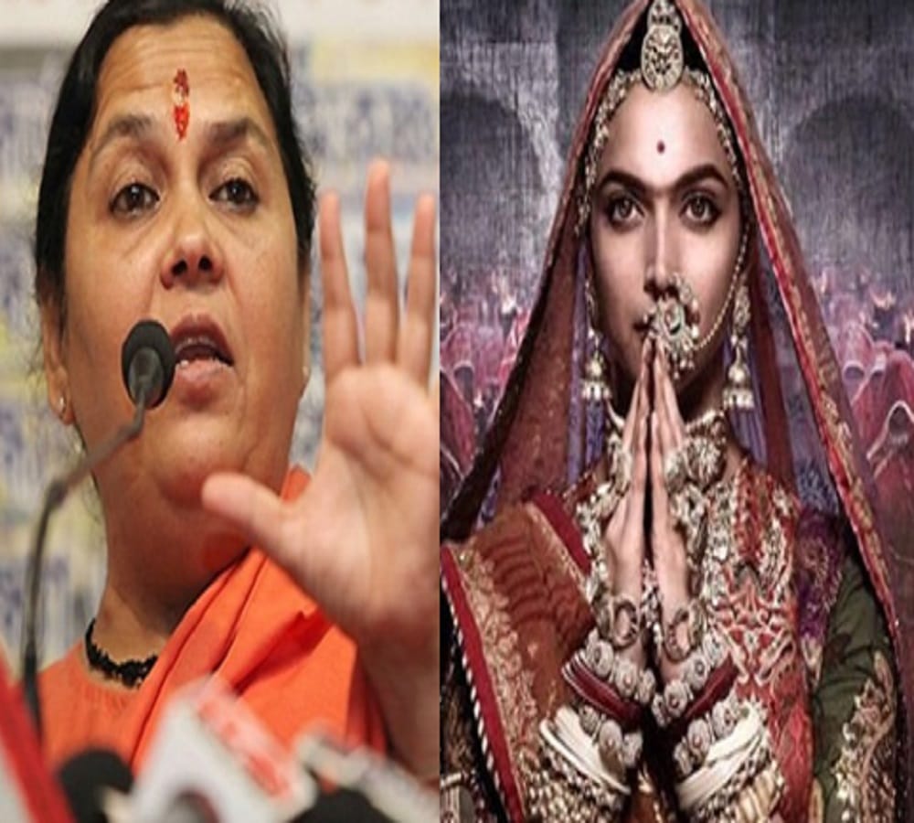 Union Minister Uma Bharti Demands Pre Screening Of Film Padmavati
