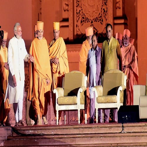 PM modi to attend akshardham silver jubilee function