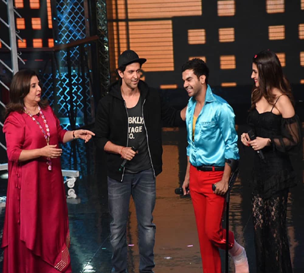 Actor Rajkumar Rao performed dance with Hrithik Roshan in Farah Khan's show Lip Sync Battle