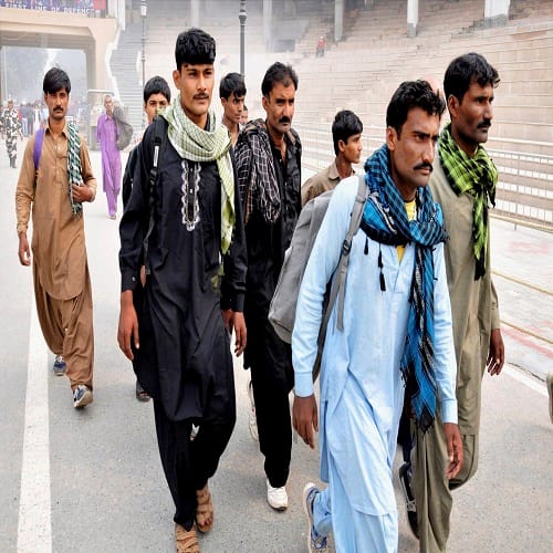 Sikh devotees reached Pakistan to celebrate 549th light festival of Guru Nanak Dev