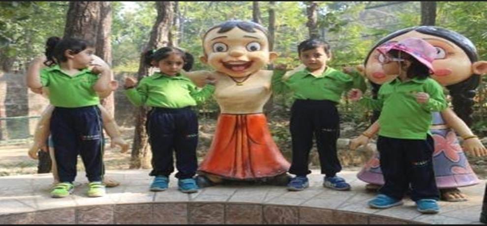 Zoo tour of skilled school Dehradun, students learn about animals