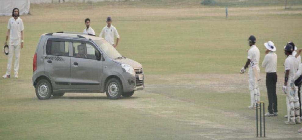mentally ill man enters palam air force ground while ranji match was being played, arrested