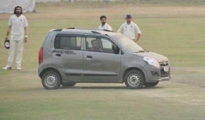 mentally ill man enters palam air force ground while ranji match was being played, arrested