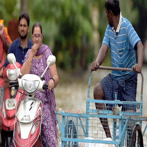 Chennai gets submerged due to continuous rain