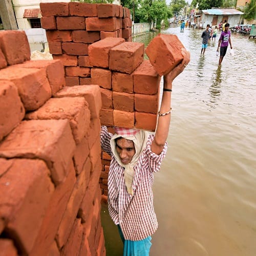 Chennai gets submerged due to continuous rain