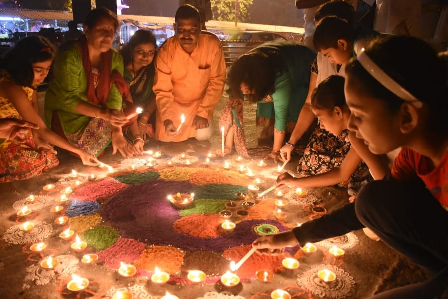 Dev Dipawali celebration in Lucknow.